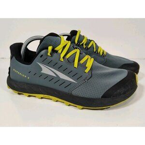 Altra Superior 5 Trail Running Shoes Men's 10 Gray Yellow ALOA546Z020